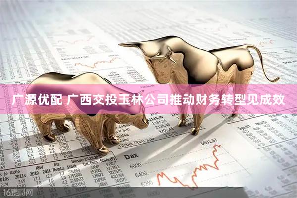 广源优配 广西交投玉林公司推动财务转型见成效