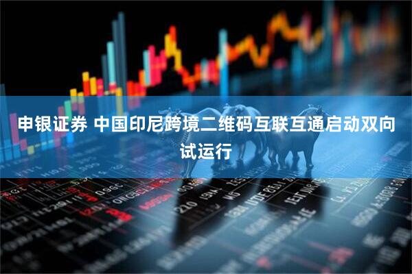 申银证券 中国印尼跨境二维码互联互通启动双向试运行